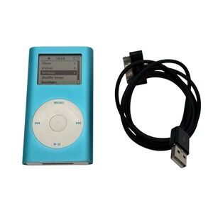 Apple iPod Mini 2nd Gen 4GB BLUE , M9806LL Model A1051 - Tested & Working !